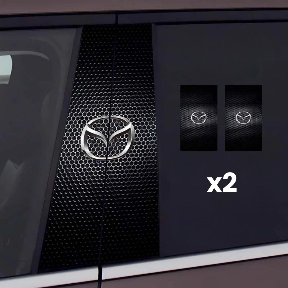 2x autocolante pentru ferestre auto cu logo