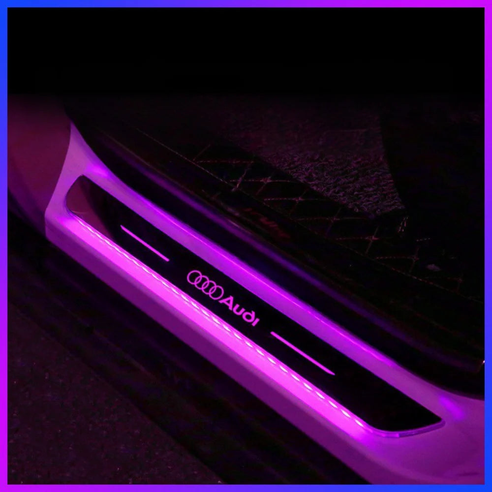Set van 2 LED auto dorpelplaten