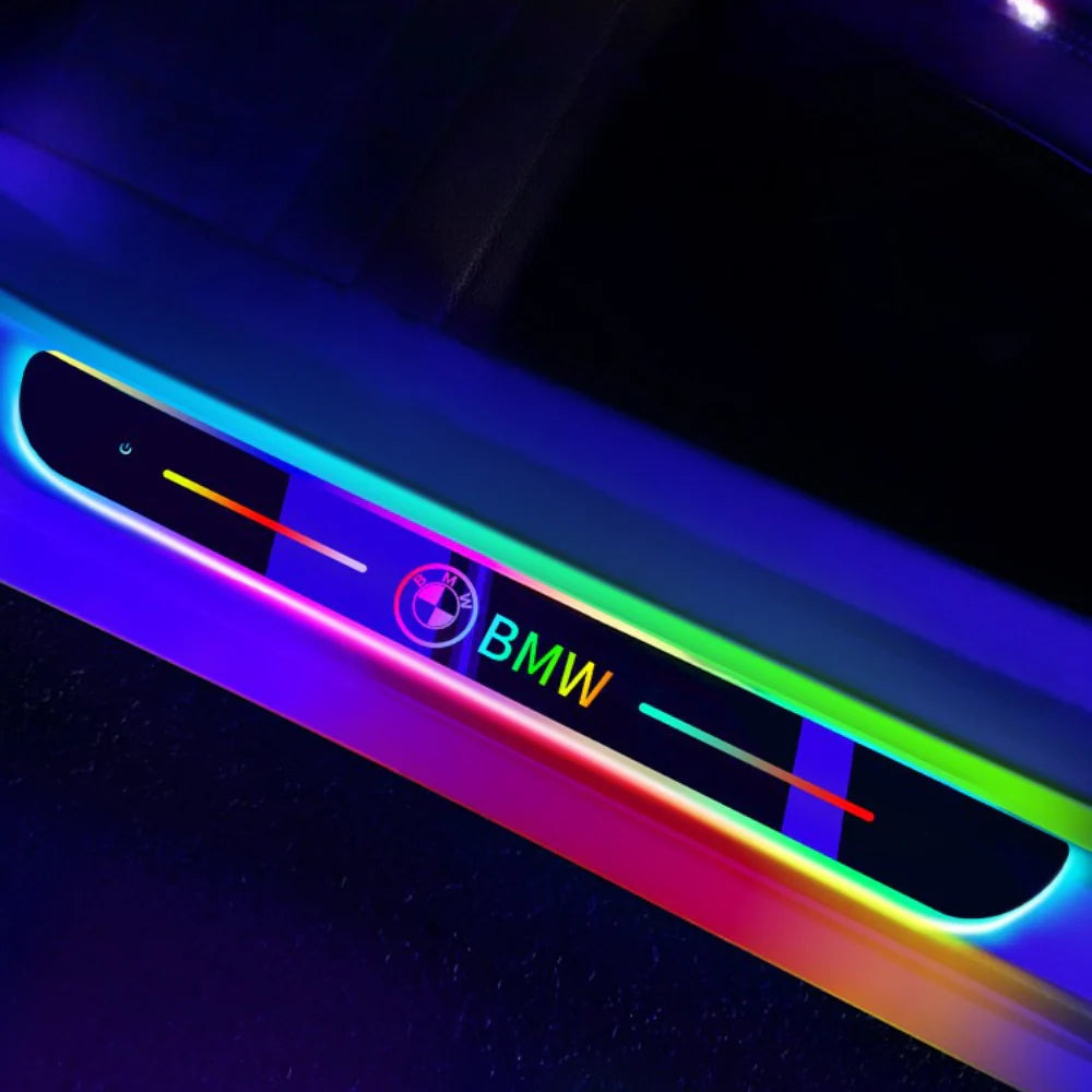 Set van 2 LED auto dorpelplaten