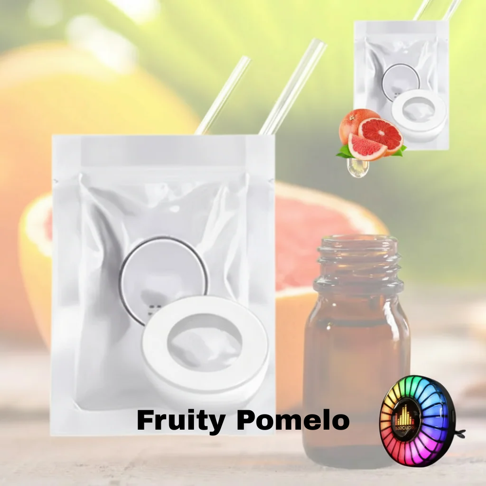 Zenélő ritmusú LED autólámpa logóval (aromadiffúzorral)